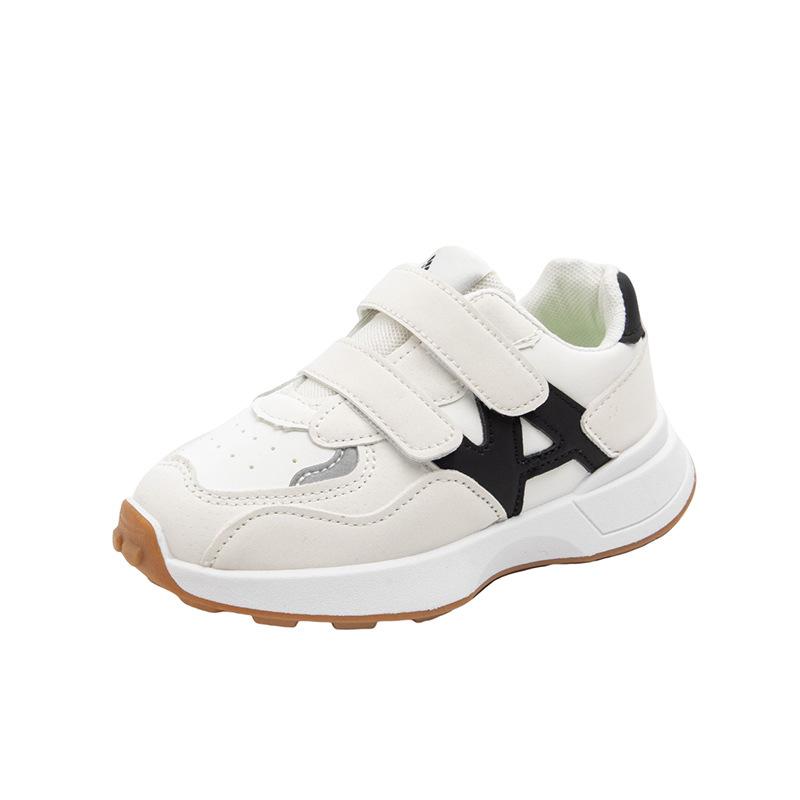 Kids Double Hook Loop Running Shoes Color Block Soft Non Slip Casual Daily Sports Sneakers