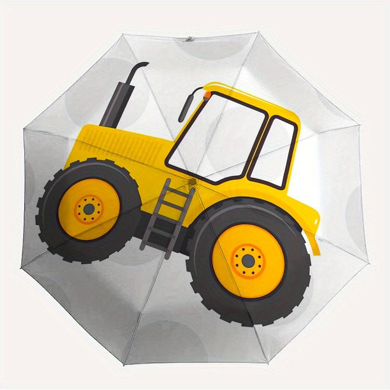 

1pc tractor, farm Themed High-quality Umbrella,Automatic Opening and Closing Umbrella,Multi-functional Umbrella G0811171