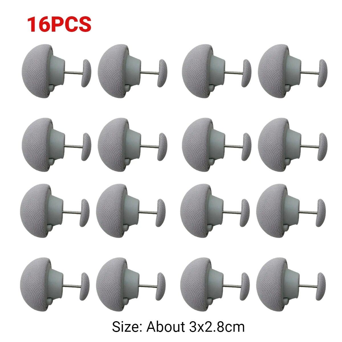 

1-16 шт. простыня и фиксатор одеяла, противоскользящее устройство, вешалка для пододеяльника, устройство для сопряжения обуви, фиксатор одеяла 16PC серый
