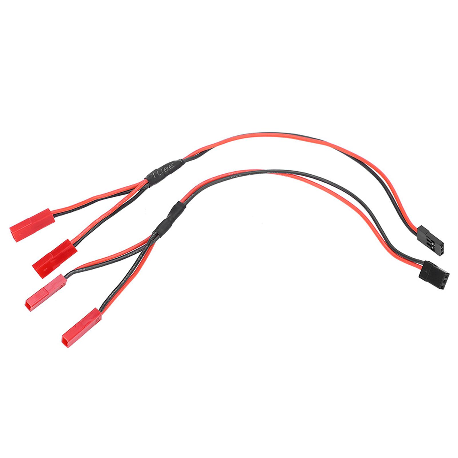 

2 шт. JST Y-кабель Роз єм-роз єм Провід для TRX4 ESC RC Аксесуар