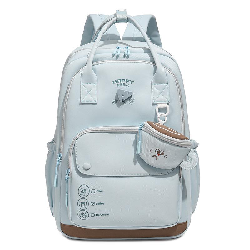 2026 New Sweet Fresh Backpack for Girls - Korean Style, Lightweight for Middle/High School & College Students