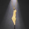 Cazador Stainless Steel Israel Map Pendant Necklace for Women Jewelry 2026 Gold Color Geography Country Gift Wholesale