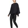 Nike Sweatshirts Women's Black Crew Neck Moderate Regular CU3394-010