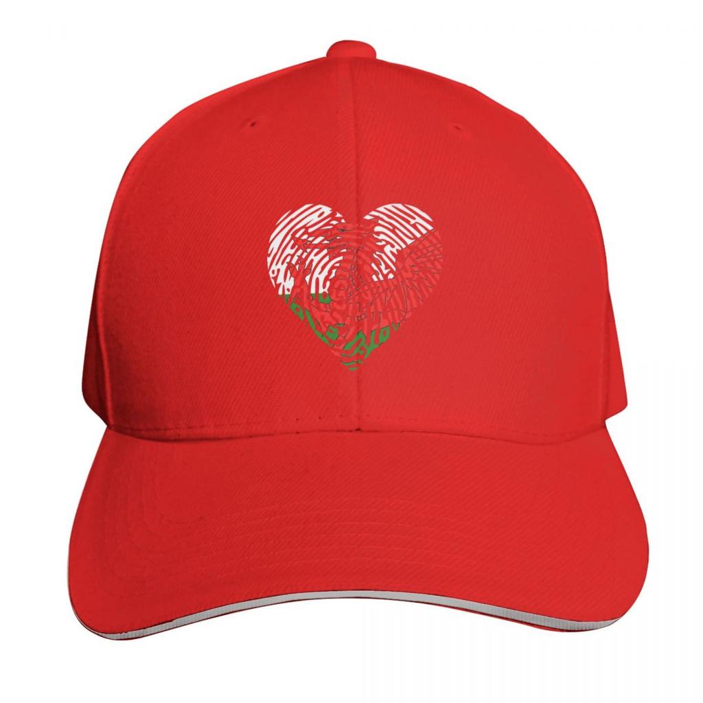 Wales Love Heart Welsh Is In My DNA Baseball Cap Funny Hat Golf Golf Hat Trucker Cap Caps For Women Unisexs