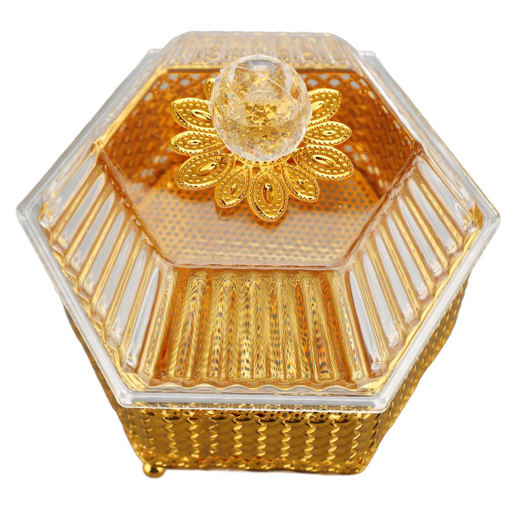 Dekorativní dóza Retro Vynikající Kov Akryl Cukrovinka s víkem na Párty Banket