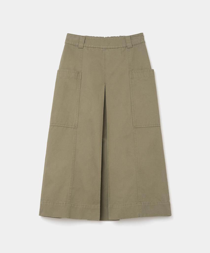 Uniform Bridge Pocket Long Skirt(Womens) Olive
