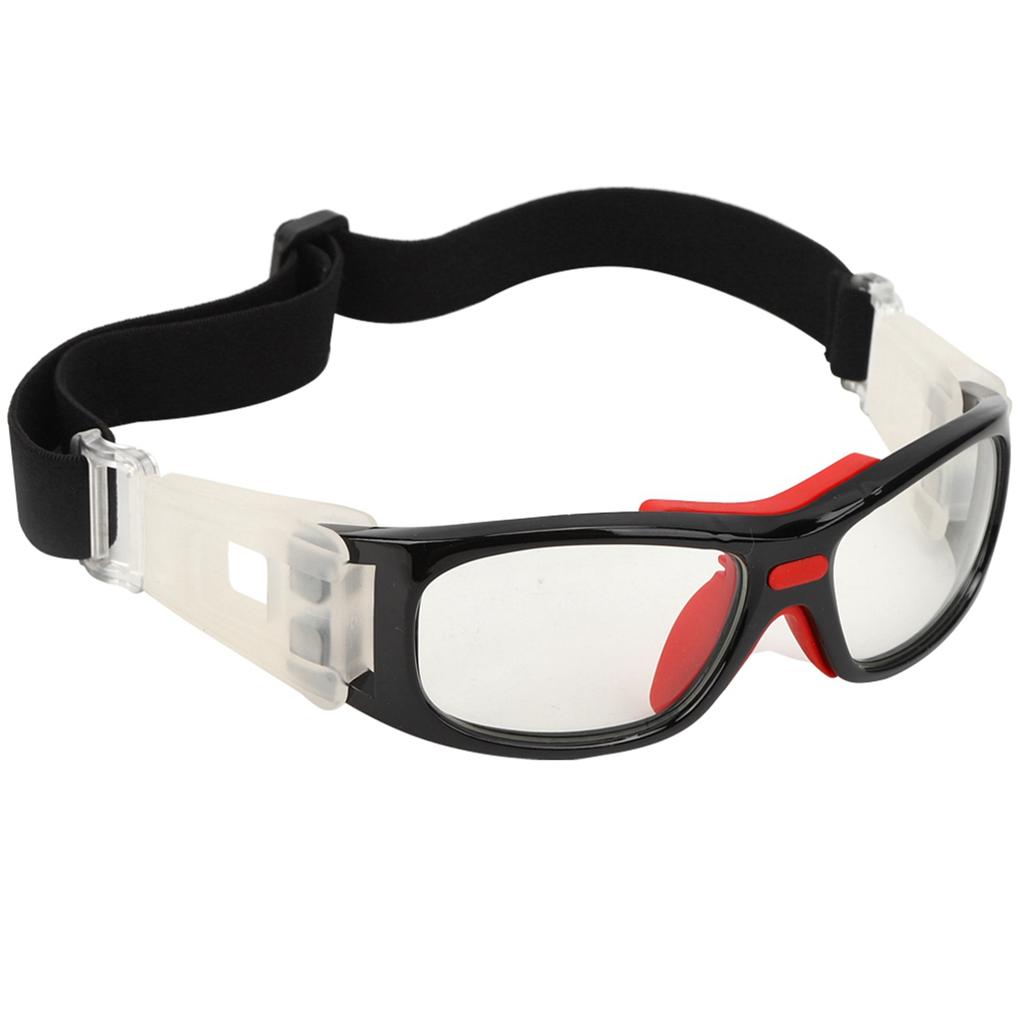 Teenager Adult Basketball Glasses Anticollision AntiImpact Outdoor Sport Safety Goggles(black )