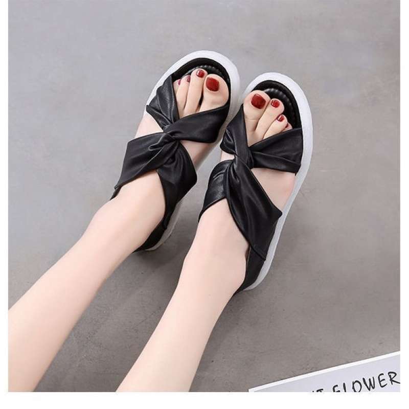 2025 New Summer Women's Jelly Flat-bottomed Cool Slippers Comfortable Non-slip Rubber Sole Soft Suitable Maternity Shoes