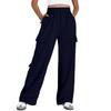 Womens Cargo Sweatpants Wide Leg Pants Baggy Joggers With Pockets