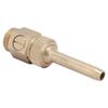 Male Thread Brass Fountain Nozzle Adjustable Direction Jet Water Spray Head with Valve