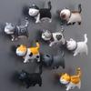 3pcs Random Styles Lovely Cat Series Refrigerator Magnet 3D Cat Magnet Home Decoration Creative Gift Animal Refrigerator Sticker