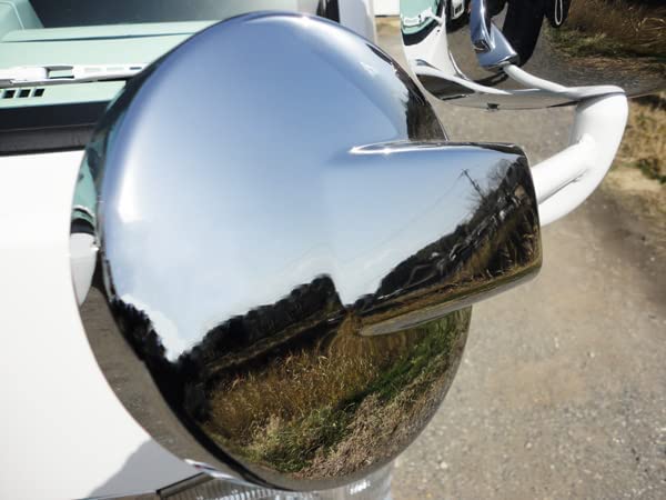 Dyna Chrome Mirror Cover Set Compatible Parts TRISTAR'S [Hino Dutro/Toyota Toyoace] 3-Piece 140