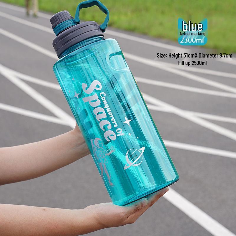 

Очень большая ударопрочная портативная бутылка для воды для спорта, фитнеса и путешествий 2000ml