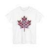 T-shirt Adulte Unisexe Drapeau Canadien Thème Échecs Art Fusion Fierté Nationale T-shirt