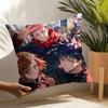 Jujutsu Kaisen Pillow Case Linen Cushion Covers For Decorative Sofa Home Pillows Case Car Chair Pillows Cases