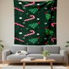 Christmas trees candy cane snowflakes tapestry Patterned tapestry for bedroom and living room home decor sofas