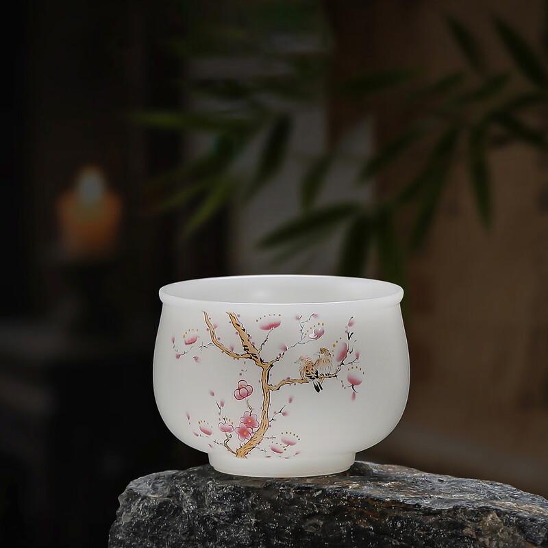 White Jade Porcelain Master Tea Cup