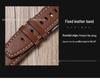 Samsung and Huawei GT3/4/5 Genuine Leather Watch Strap with Pin Buckle, New Universal Smartwatch Strap 18-22mm.