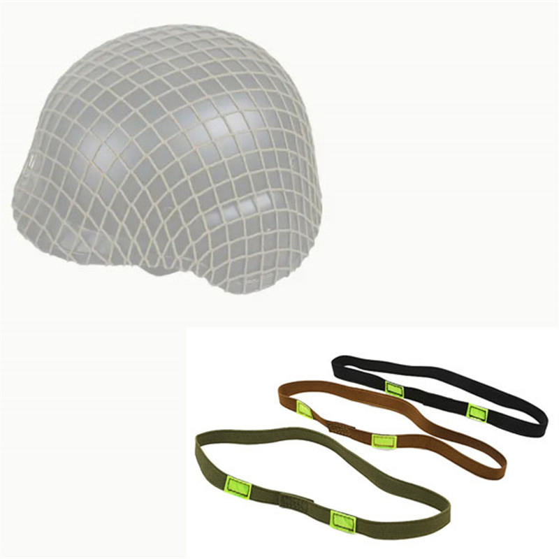 Tactical Helmet Strap Reflective Elastic Band For Military Helmet Strap Outdoor Combat Hunting Accessories Self-Luminous In Dark