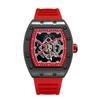 ZIDO Black Warrior 1707 Men's Automatic Luminous Waterproof Skeleton Watch
