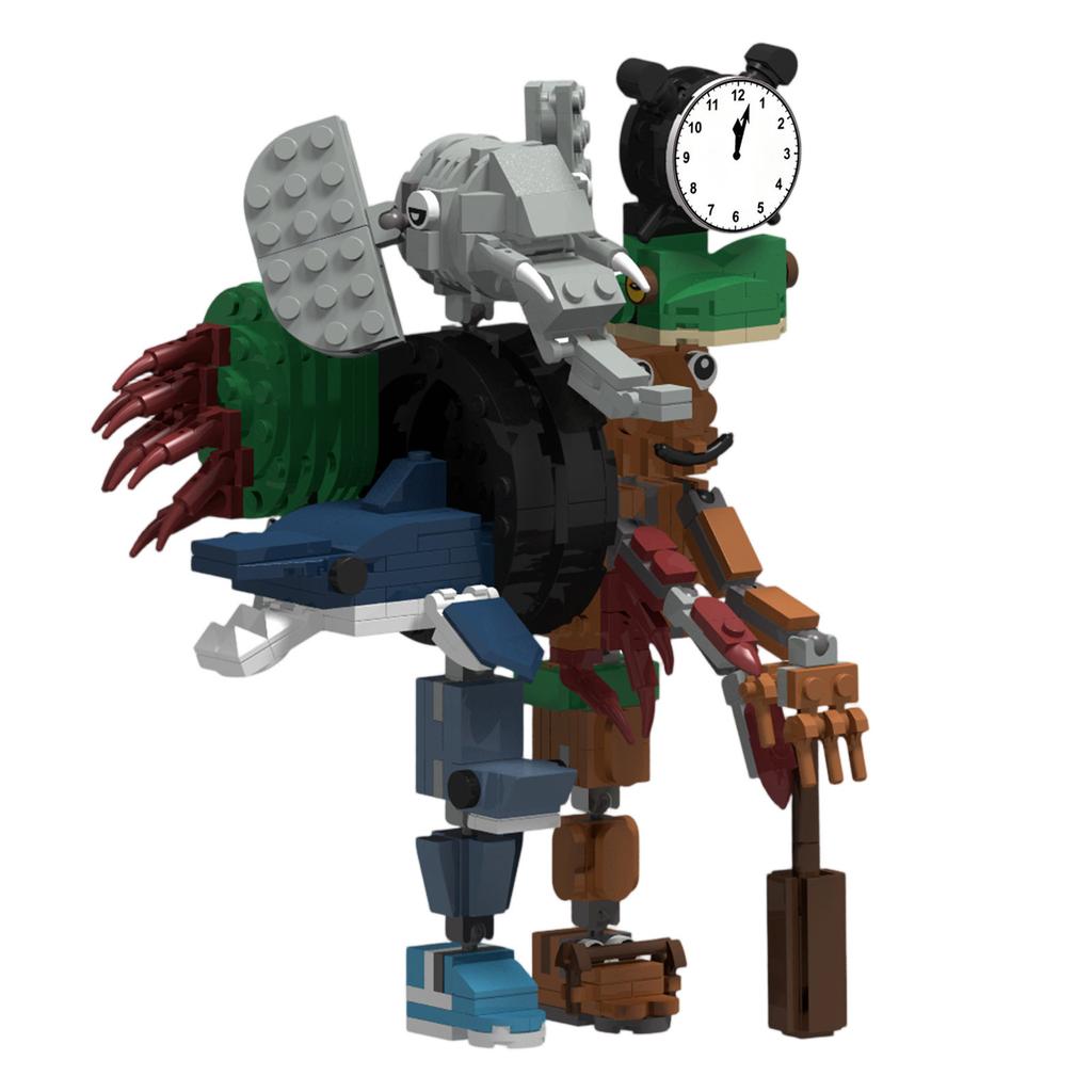 New Type Of Building Block Humanoid Building Toy Game Puzzle Leisure Collection Hand