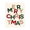 Vintage Christmas Metal Wall Decoration, Holiday Sticker Sign