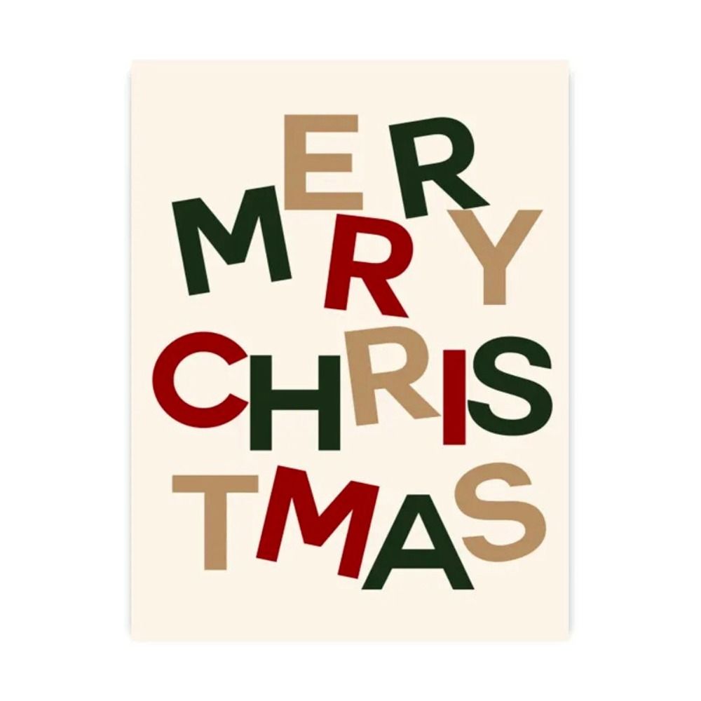 Vintage Christmas Metal Wall Decoration, Holiday Sticker Sign