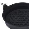 Honeycomb Texture Coaster Car Cup Holder Mat, Non-Slip Silicone with Raised Edge, Anti Rattle Pad for Auto Drink Anti-shake