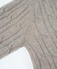 BIRBANTE Soft Washable Cable Round Knit - Beige