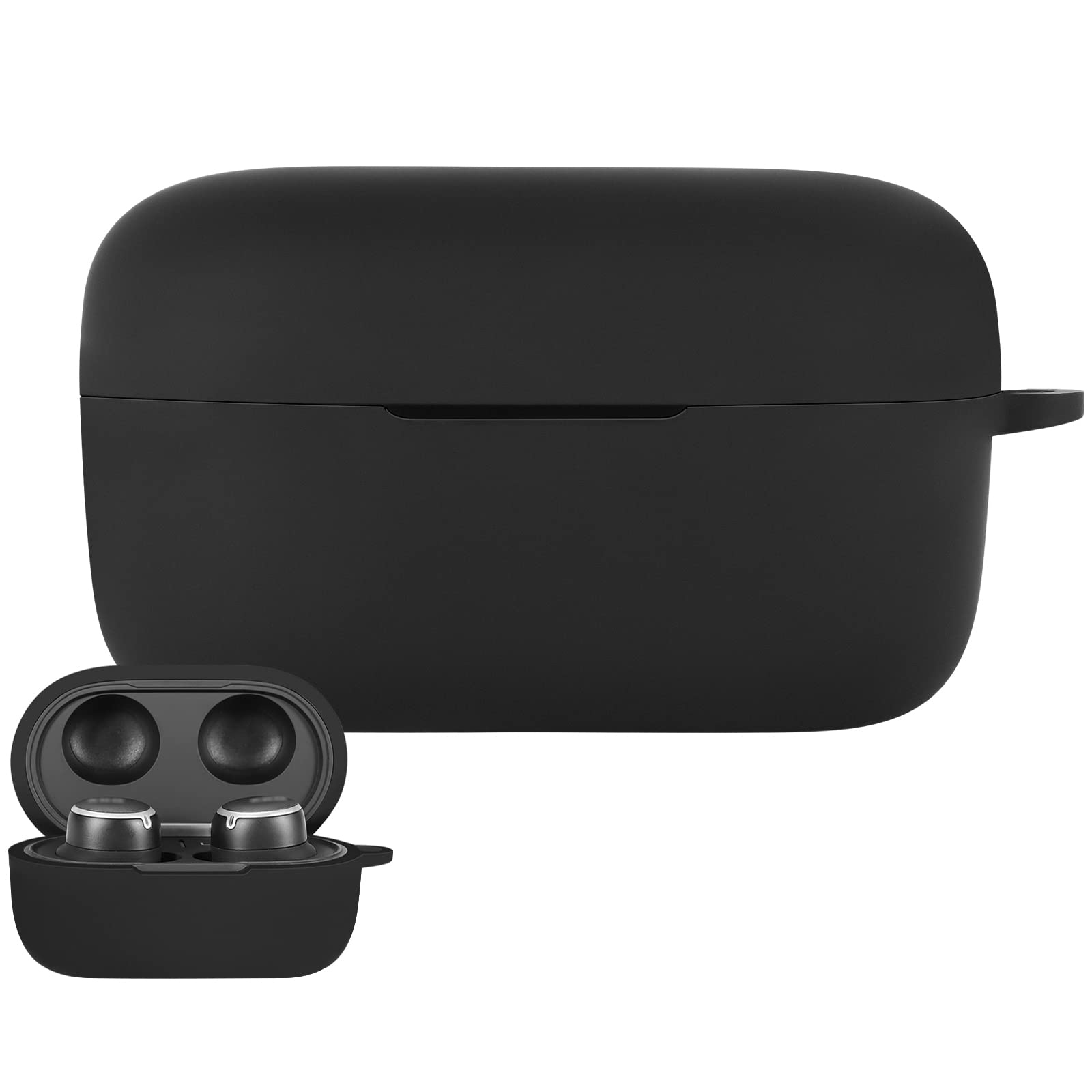 

Geekria Silicone Cover Compatible Cover Compatible with AKG N400, N400NC True Wireless Earbuds Charging Case Charging Case Cover Exterior Cover with