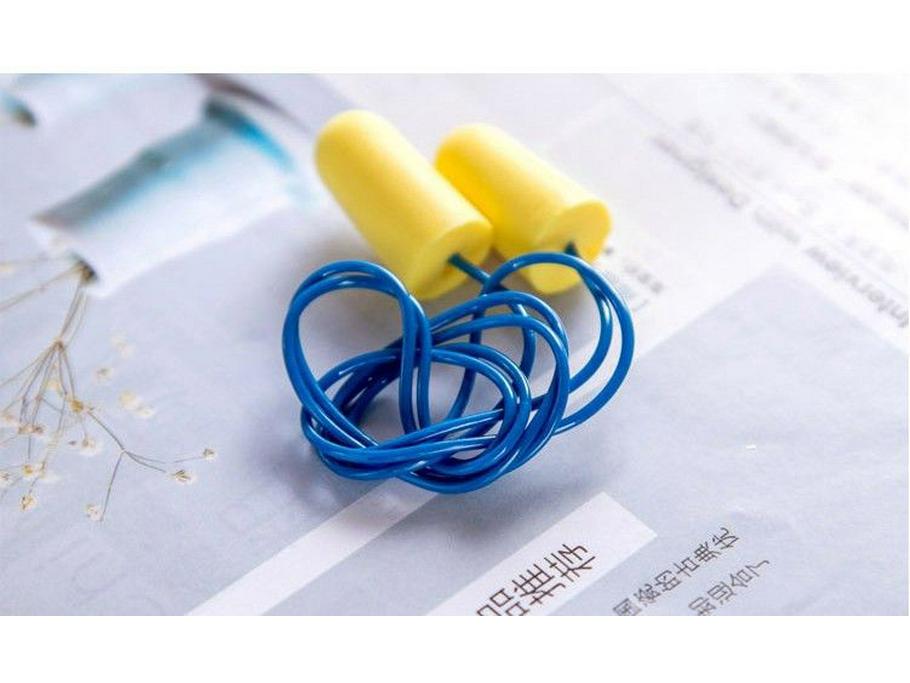 Silicone Sponge Earplugs (5 Pairs) for Noise Reduction and Isolation - Ideal for Work, Sleep, and Travel