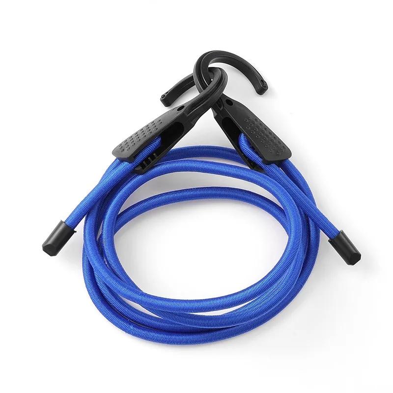 1.5M/3M Cargo Luggage Lashing Buckle Ropefor Motorcycle Traveling Elastic Strap Adjustable Tension Belt Car Clothesline Hook