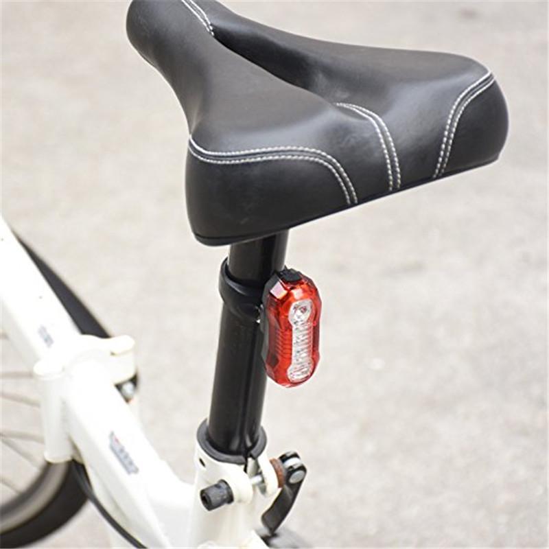 Bicycle Tail Light USB Charging Warning Lamp Waterproof Super Bright Light for Night Cycling