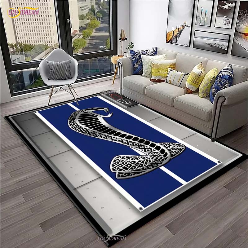 Snake Racing Car Carpet for Living Room Bedroom Rug Kitchen Door Unslip Floor Mat Birthday gift photography props Alfombra Rug