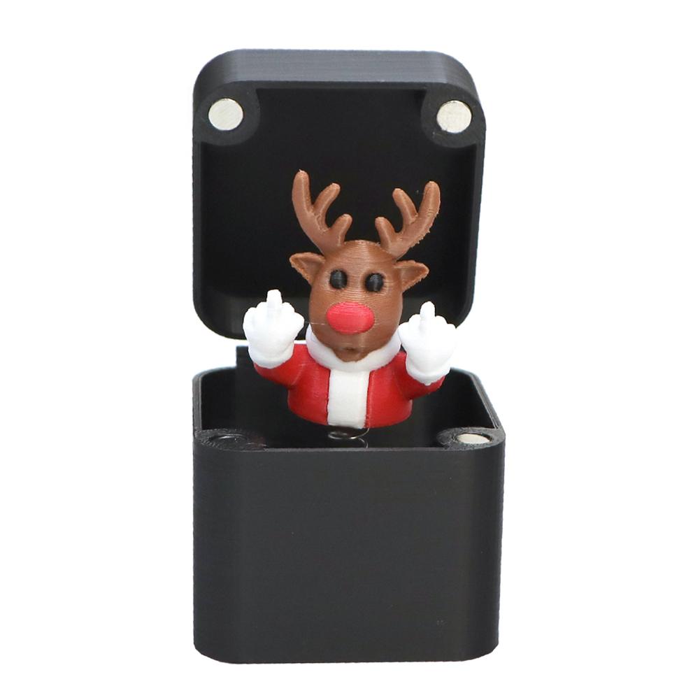 Fun Pop-up Surprise Gift Box Prank Middle Finger Surprise Valentine's Day Christmas Holiday Gift Toy Home Decoration
