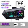 Y10 Motorcycle Helmet Intercom Bluetooth 5.3 Headset 300M Intercomunicador Riding Communication Wireless Interphone Waterproof Music Player Earphone