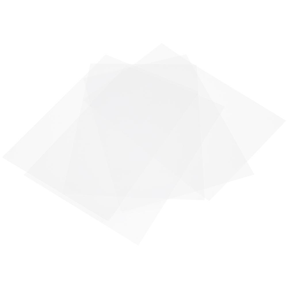 10Pcs Shrink Film Semitransparent Frosted Heat Shrinkable HandPainted  Sheet 0.2mm 2029#