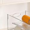 Two-Tier Beverage Storage Rack Transparent for Countertop