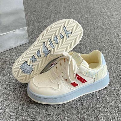 Thick-soled Women's Spring and Autumn New Shoes Women's Ins Versatile Niche Board Shoes Bread Shoes