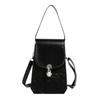 Small Womens Pu Handbag With Lock Closure For Daily Casual Use