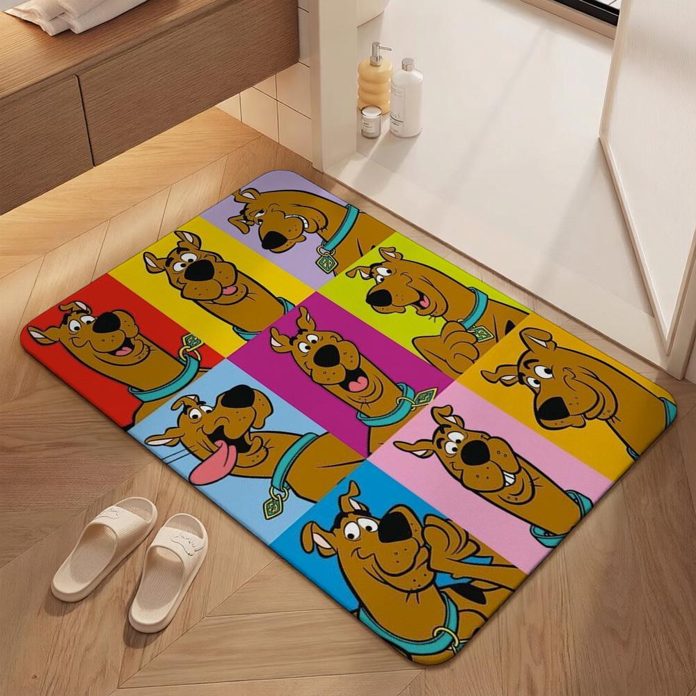 Scoobydoo Mystery Inc Gang Adventure Indoor Rug Nonslip Easyclean Carpet For Living Room Bedroom Hallway Home Decor Birthday Gift