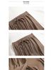 Plus Size Women's Ice Silk Wide-Leg Pants - Summer Thin, Loose, Drape, Slimming, Straight-Cut, Casual.