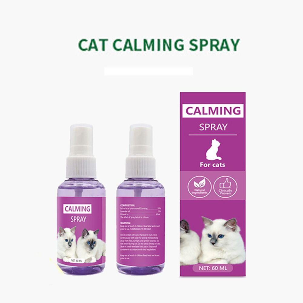 

Anti Stress Soothing Spray 60ml Pet Supplies Functional Cat Calming Spray Calming Spray