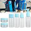 7pcsCelsiusSet Portable Reusable Empty Makeup Spray Bottle Lotion Cream Container Kit (Pink)