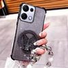 For Honor Magic 7 8 Lite 6 5 Lite 8 PRO 7 6 5 4 Pro Bracelet Butterfly Stand Holder Phone Case Shockproof Glitter Soft Cover