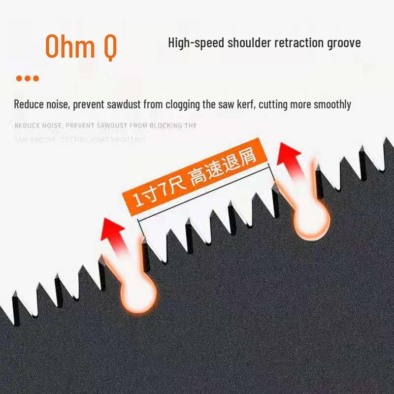 Free Marking Multifunctional Folding Hand Saw: Thickened Manganese Steel for Woodworking and Tree Cutting