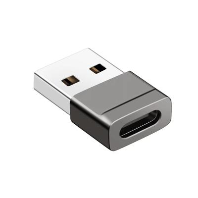 USB To Type C OTG Adapter Supports High Speed Data Transfer and 6A Fast Charging for Phones Tablets Enhances Mobile Use