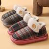 Žiemos šiltos medvilninės šlepetės Moteriškos Vyriškos Namų Batai Paprasti Neslystantys Vidiniai Slides Velvetas Poros Šlepetės Moteriški batai