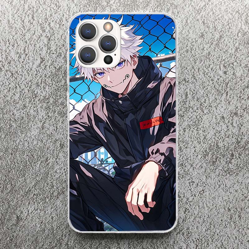 Kaisen J-Jujutsu Inumaki Toge Phone Case For iPhone 13 12 Mini 11 Pro Max XS XR X Max 7 Plus 8 SE 6 6S 5 5S Soft Silicone Print