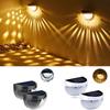 Solar Lights 6LED Outdoor Waterproof Wall Lamps Festoon Decoration LED Fence Light for Home Garden Step Patio Stairs